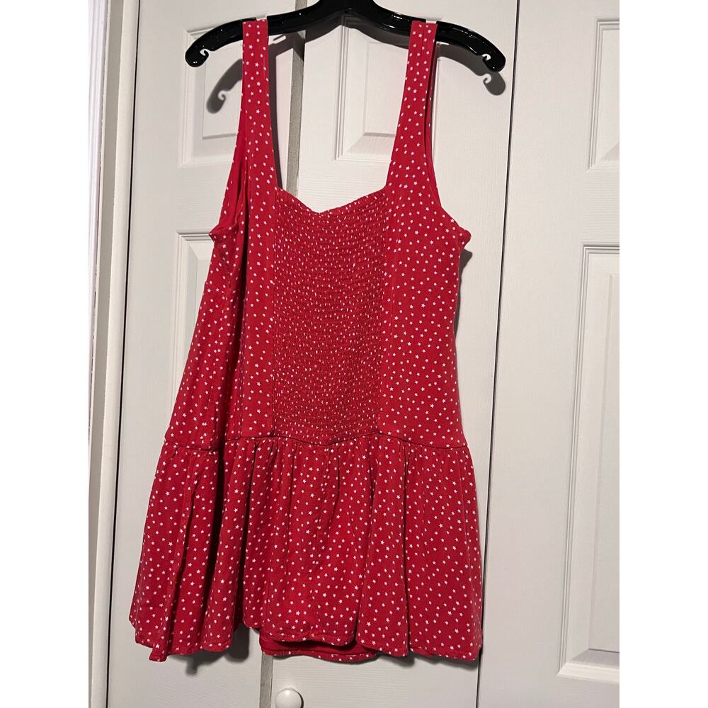 Wild Fable XXL Red Star Print Mini Dress Sleeveless - Picture 5 of 8